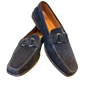 Tod's Women’s Black Suede Buckle Loafers Gominno Style Sole Sz 9.5